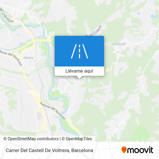 Mapa Carrer Del Castell De Voltrera