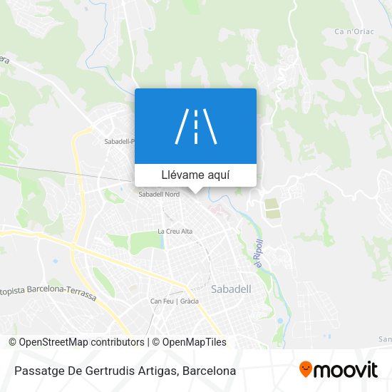 Mapa Passatge De Gertrudis Artigas