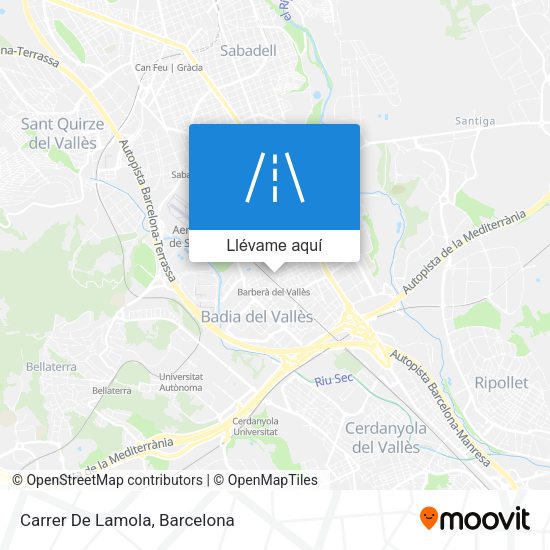 Mapa Carrer De Lamola