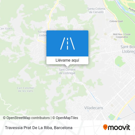 Mapa Travessia Prat De La Riba