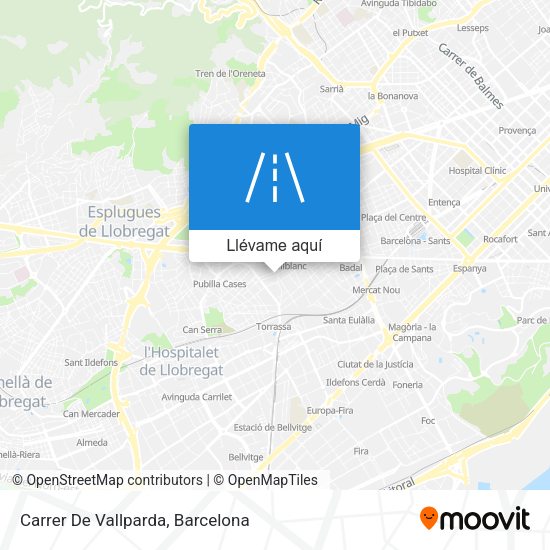 Mapa Carrer De Vallparda