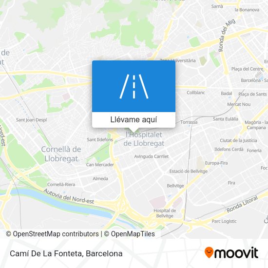 Mapa Camí De La Fonteta