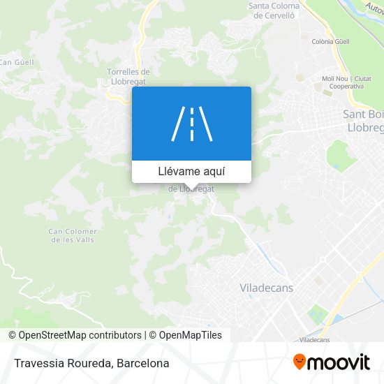 Mapa Travessia Roureda