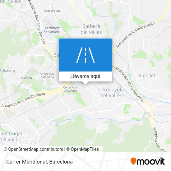 Mapa Carrer Meridional