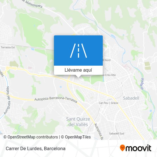 Mapa Carrer De Lurdes
