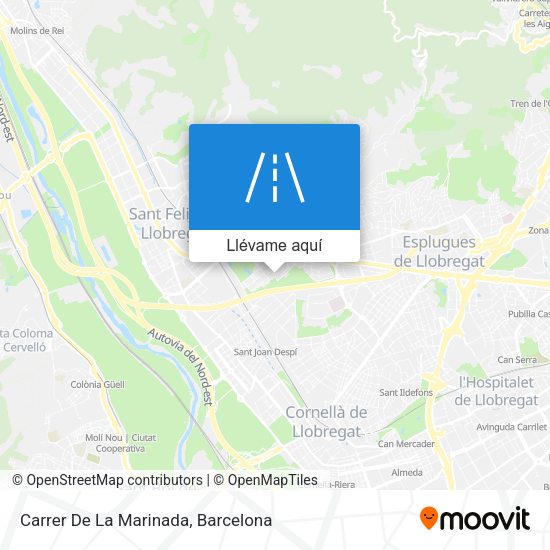 Mapa Carrer De La Marinada