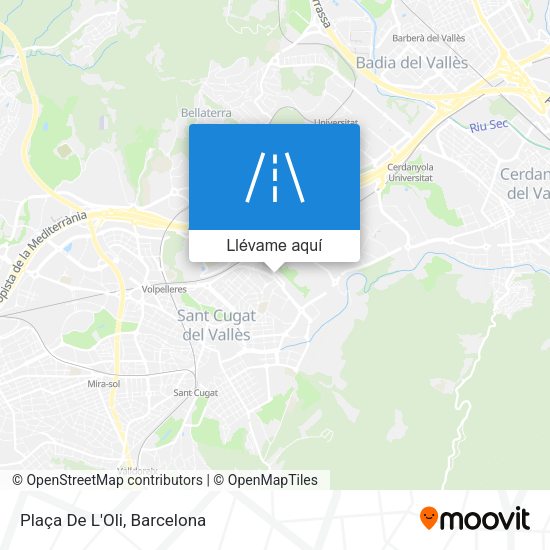 Mapa Plaça De L'Oli