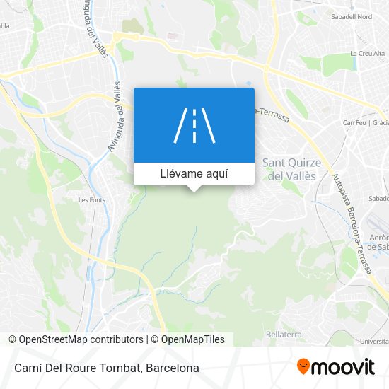 Mapa Camí Del Roure Tombat