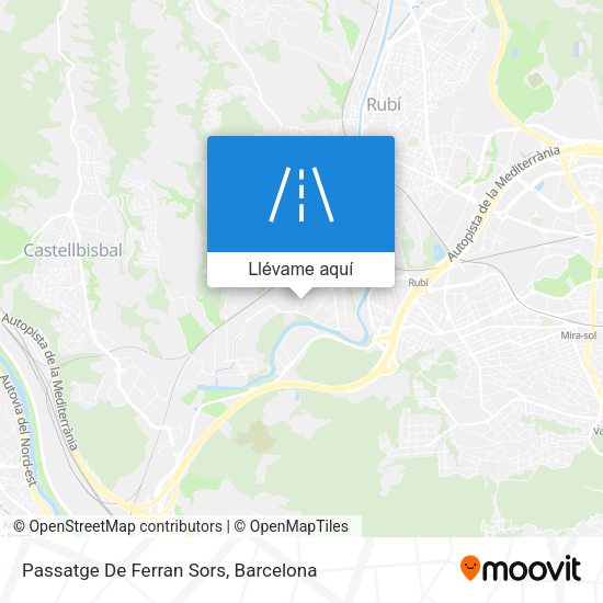Mapa Passatge De Ferran Sors