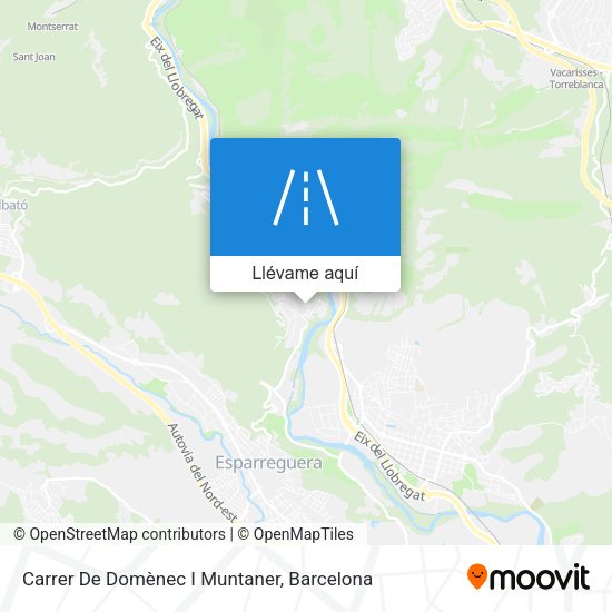 Mapa Carrer De Domènec I Muntaner