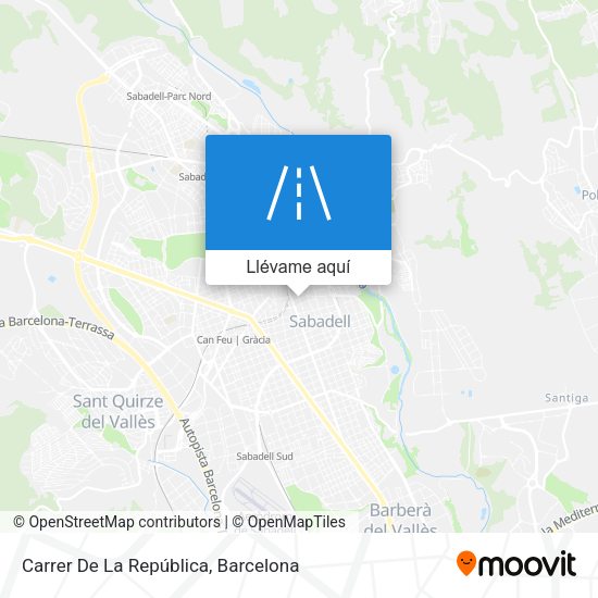 Mapa Carrer De La República