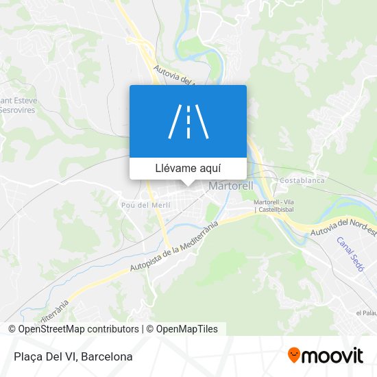 Mapa Plaça Del VI
