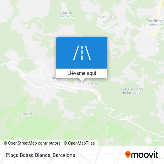 Mapa Plaça Bassa Blanca