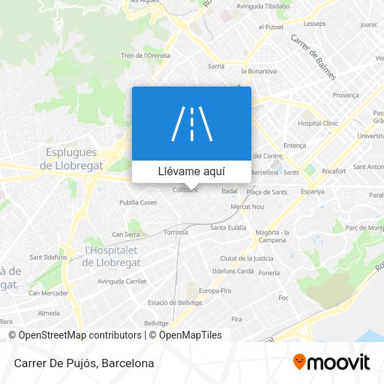 Mapa Carrer De Pujós