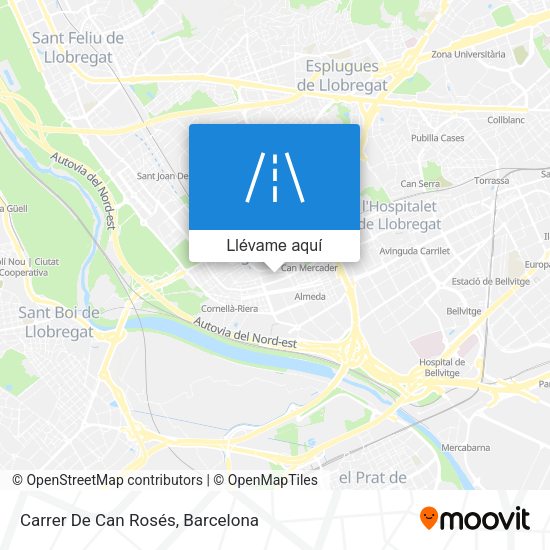 Mapa Carrer De Can Rosés
