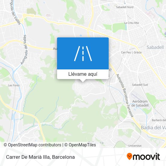 Mapa Carrer De Marià Illa