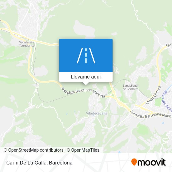 Mapa Cami De La Galla