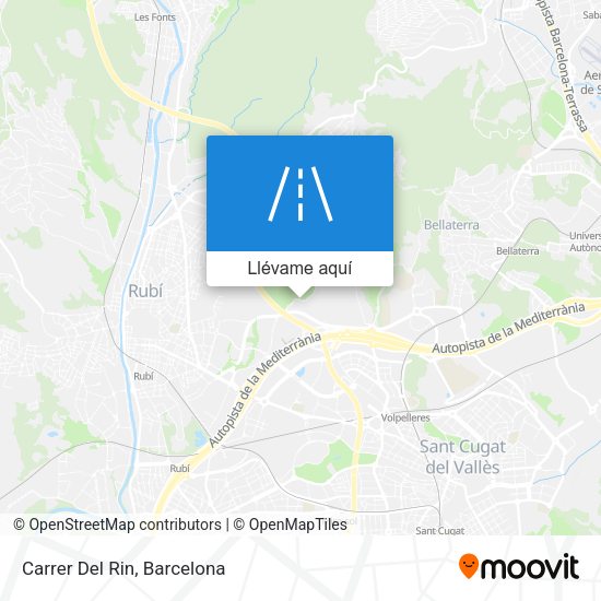 Mapa Carrer Del Rin