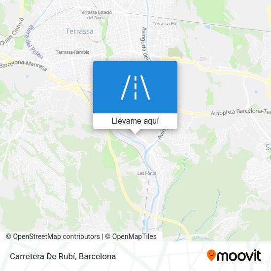 Mapa Carretera De Rubí