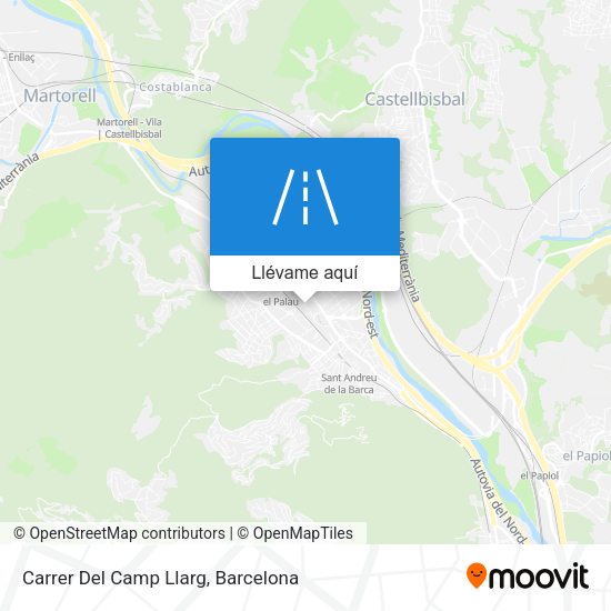 Mapa Carrer Del Camp Llarg