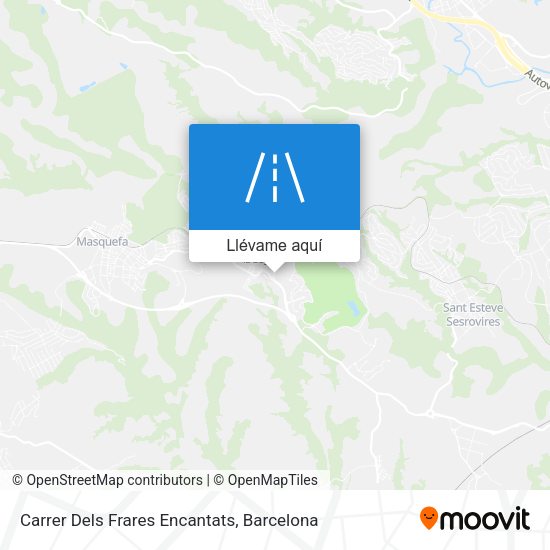Mapa Carrer Dels Frares Encantats