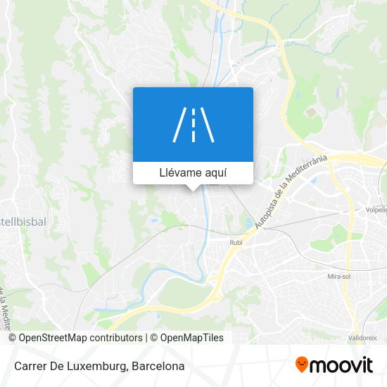 Mapa Carrer De Luxemburg