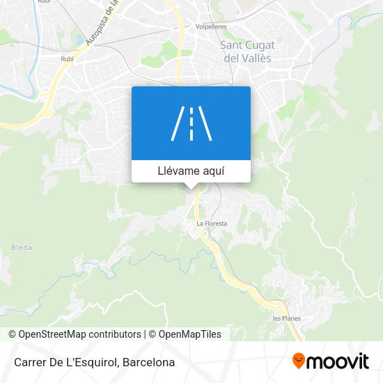 Mapa Carrer De L'Esquirol
