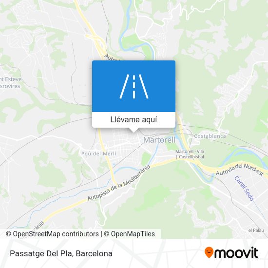 Mapa Passatge Del Pla