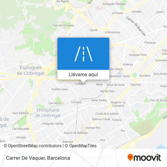 Mapa Carrer De Vaquer
