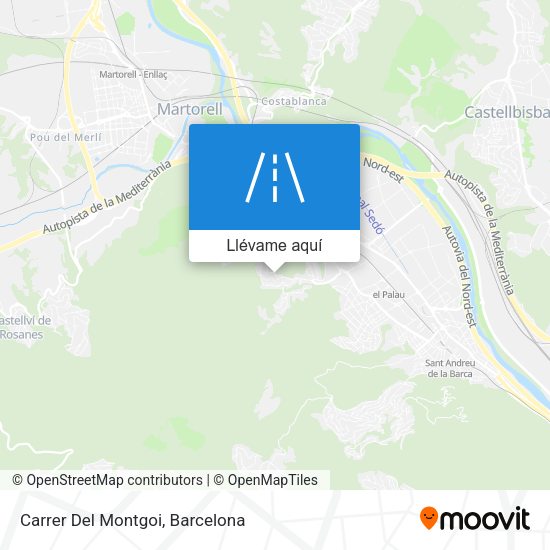 Mapa Carrer Del Montgoi