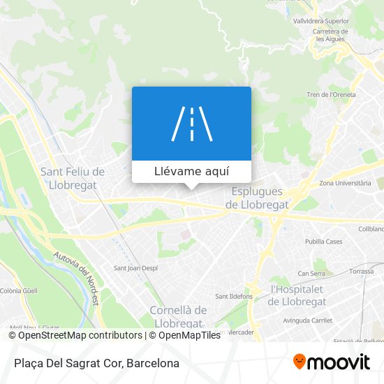 Mapa Plaça Del Sagrat Cor