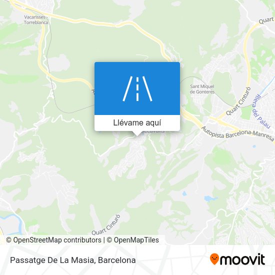 Mapa Passatge De La Masia