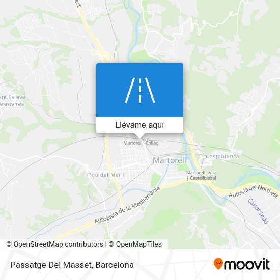 Mapa Passatge Del Masset