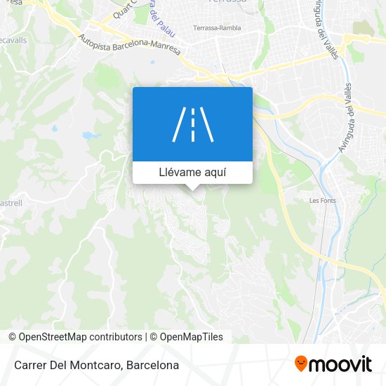 Mapa Carrer Del Montcaro