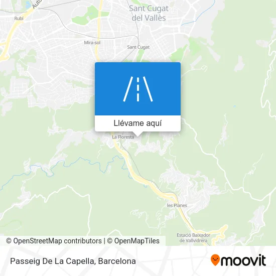 Mapa Passeig De La Capella
