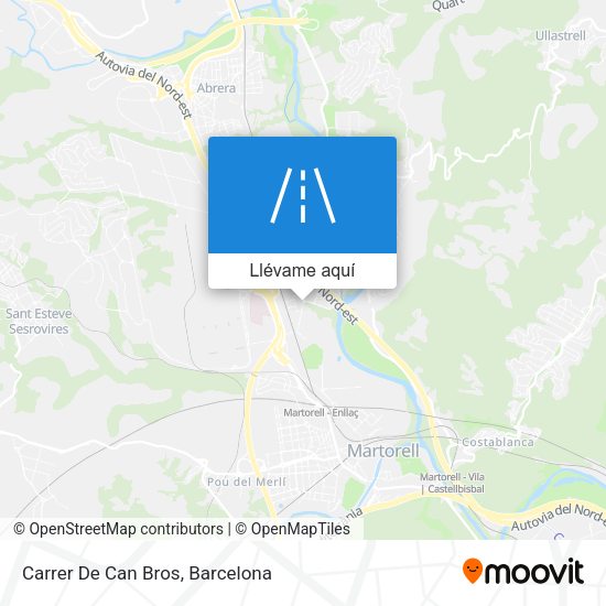 Mapa Carrer De Can Bros