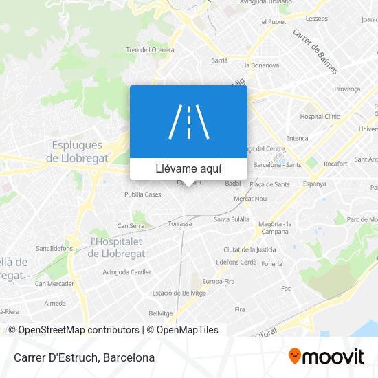Mapa Carrer D'Estruch