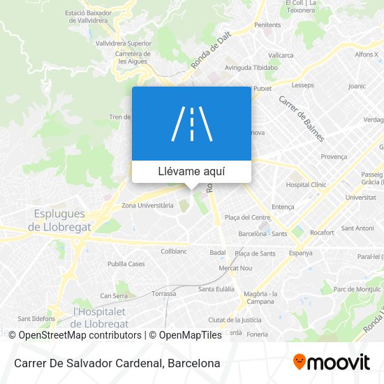 Mapa Carrer De Salvador Cardenal