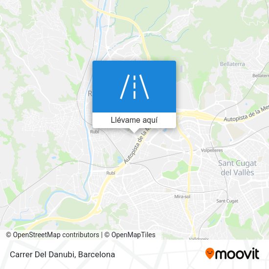 Mapa Carrer Del Danubi