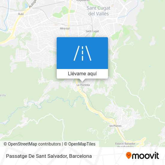Mapa Passatge De Sant Salvador