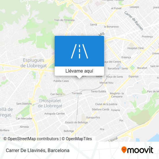 Mapa Carrer De Llavinés