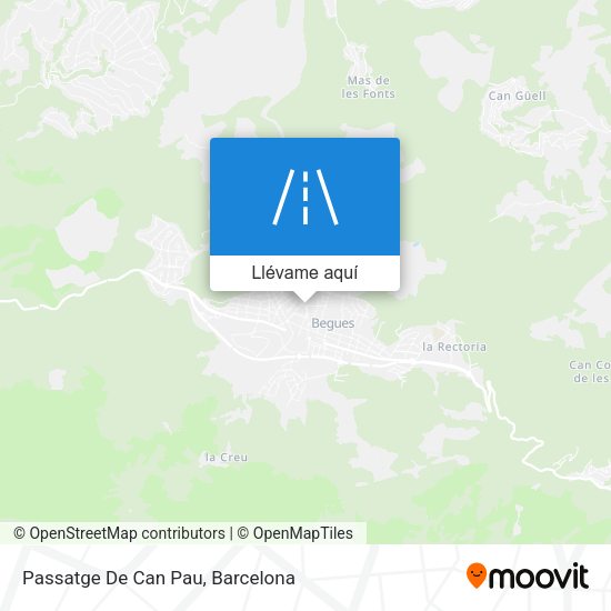 Mapa Passatge De Can Pau