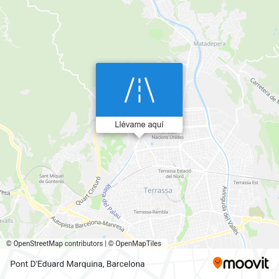 Mapa Pont D'Eduard Marquina