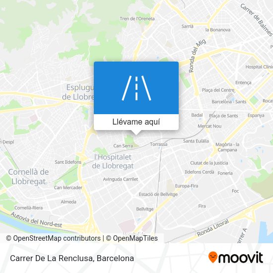Mapa Carrer De La Renclusa