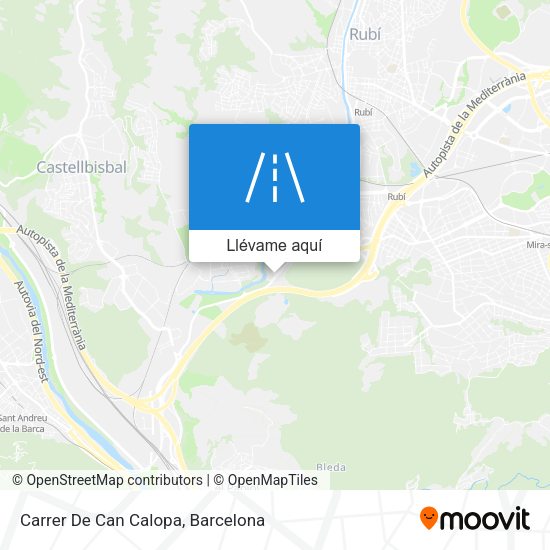 Mapa Carrer De Can Calopa