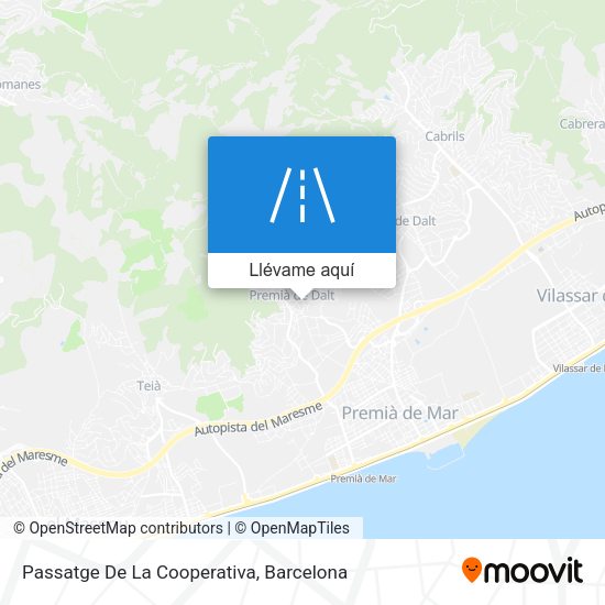 Mapa Passatge De La Cooperativa