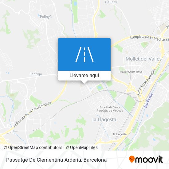 Mapa Passatge De Clementina Arderiu