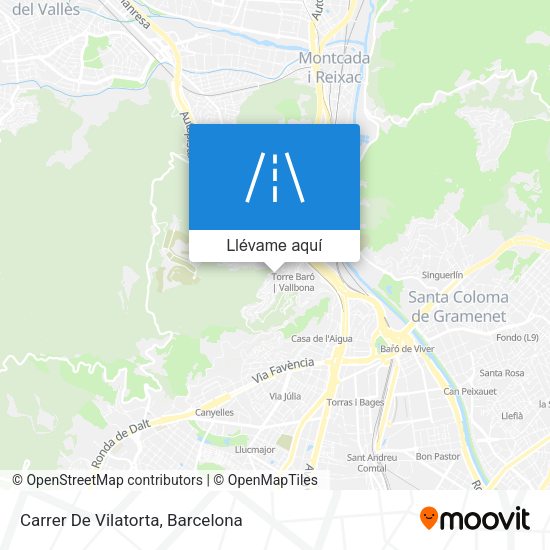 Mapa Carrer De Vilatorta