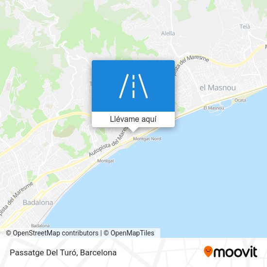 Mapa Passatge Del Turó