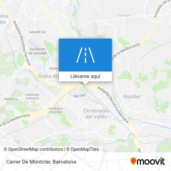 Mapa Carrer De Montclar